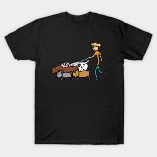 Dog Walking T-Shirt